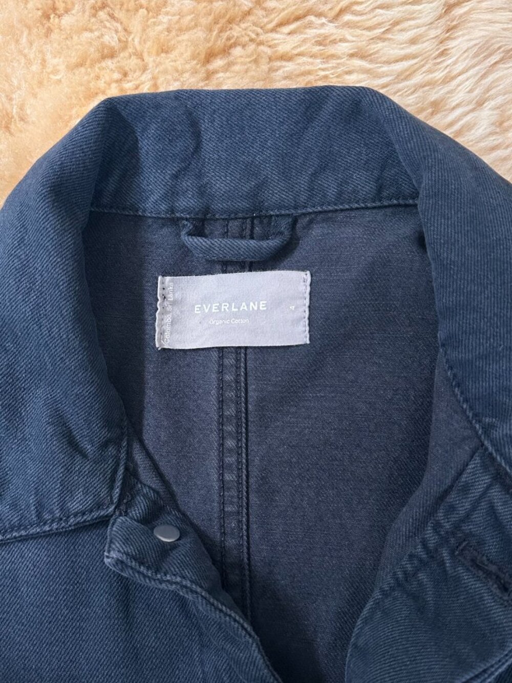 Everlane Short Sleeve Utility Coverall – Washed Black – Approx. Size M - Picture 8 of 9